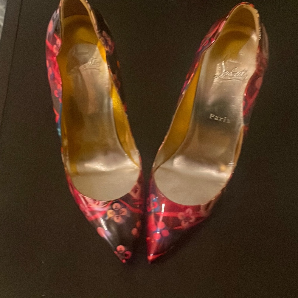 Multi colored heels